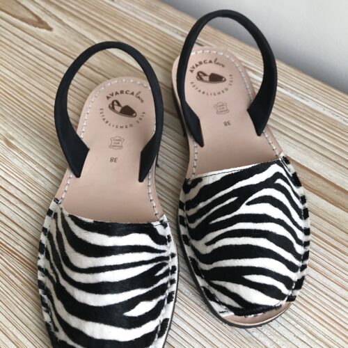 Avarca Sandale “Lauren” Zebra